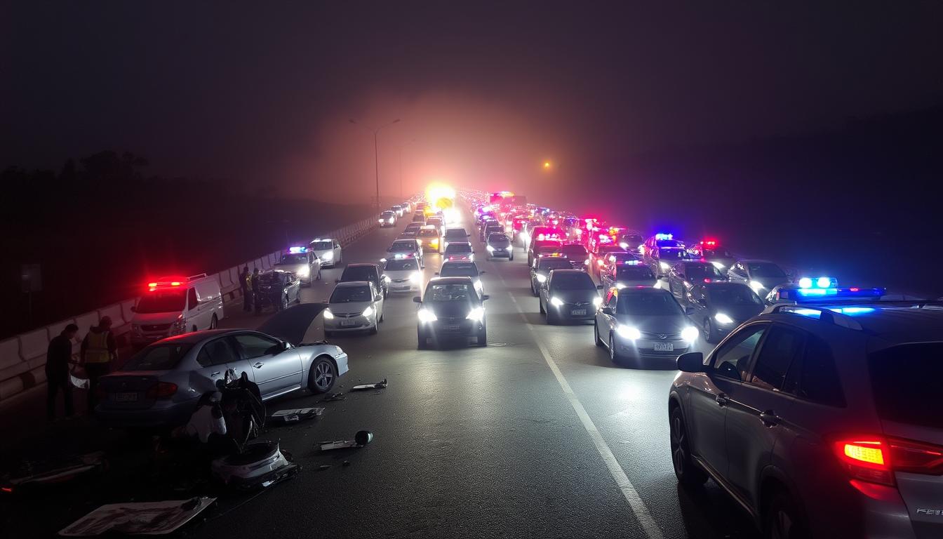 Lalu Lintas di Tol Cipularang Macet Parah Akibat Kecelakaan Beruntun