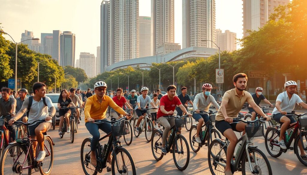 transportasi sepeda Jakarta