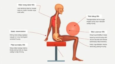 Ilustrasi dampak negatif duduk terlalu lama pada tubuh